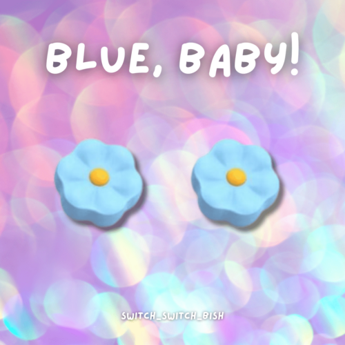 Blue, baby! (Thumb Grips for Nintendo Switch)