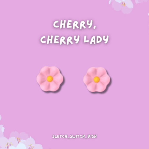 Cherry Cherry lady (Thumb Grips for Nintendo Switch)